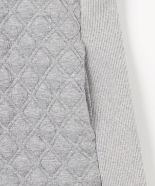 組曲 KIDS 【110-140㎝】ダイヤキルト ワンピース グレー系