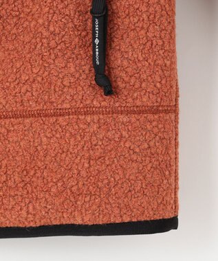 JOSEPH ABBOUD MOUNTAIN 【UNISEX】サスティナブル ボアブルゾン オレンジ系