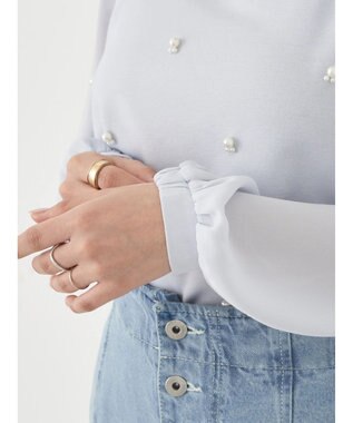 earth music&ecology パールポイントプルオーバー Sax