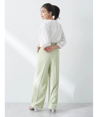 earth music&ecology レーススリーブブラウス Off White