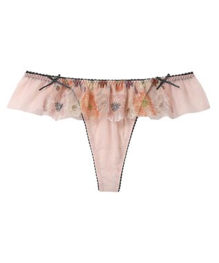 AMPHI Ｔバックショーツ 【stylist 4U スタイリストフォーユー】 BYJ383とペア くいこみにくい(バック) ソング ショーツ PYJ583 アンフィ／ワコール カカオ