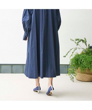 MODE ET JACOMO <carino>レースデザインパンプス ブルー