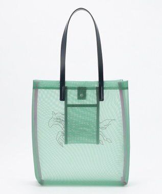 自由区 ホースメッシュトート バッグ ブルー