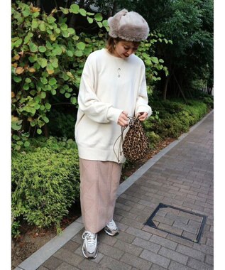 Green Parks ケーブルニットスカート Beige