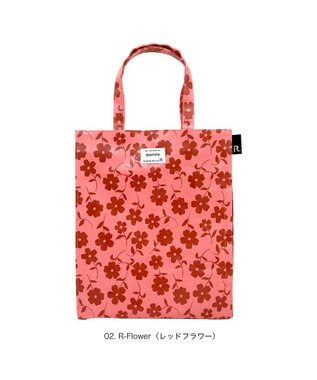 ROOTOTE 3525【ルートート】EU.アーキャトル.ラミネート-V 02：レッドフラワー