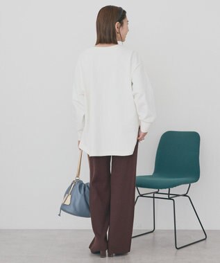 AMERICAN HOLIC サイドZIPスウェットプルオーバー Off White