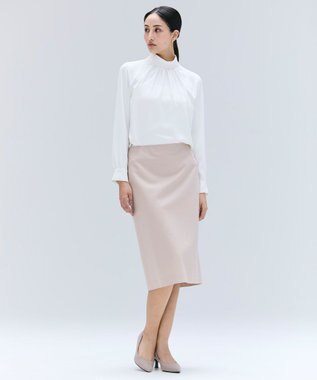 BEIGE， 【Lsize・セットアップ対応】CORBY / ウールタイトスカート Nude