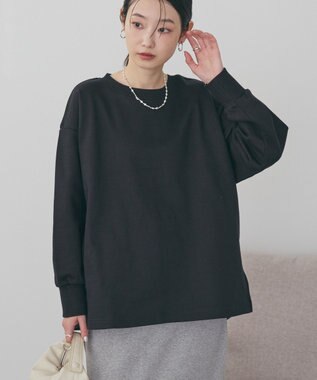 AMERICAN HOLIC サイドZIPスウェットプルオーバー Black