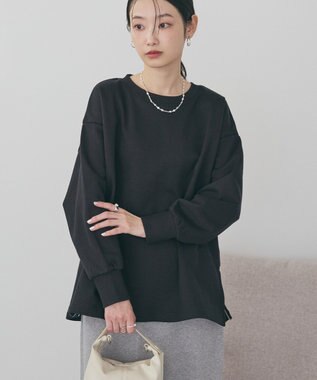 AMERICAN HOLIC サイドZIPスウェットプルオーバー Black