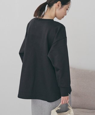 AMERICAN HOLIC サイドZIPスウェットプルオーバー Black