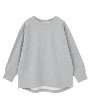 AMERICAN HOLIC サイドZIPスウェットプルオーバー Gray Mixture