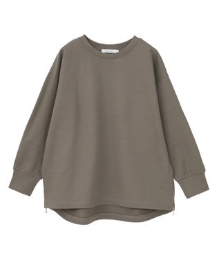 AMERICAN HOLIC サイドZIPスウェットプルオーバー Mocha