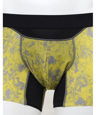 WACOAL MEN WACOAL MEN 【ダブルエアスルーパンツ】 ボクサーパンツ 風が通ってムレ軽減。 フロント快適グラマラス フリーなカッティング(裾部分) 前閉じ 下着 メンズ WT3323 /ワコールメン イエロー