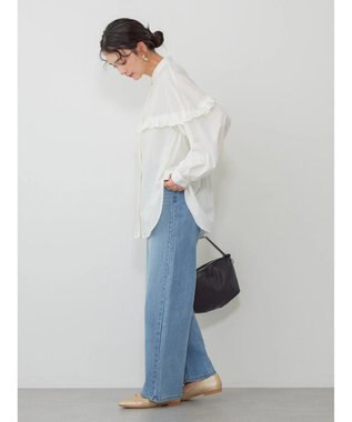 AMERICAN HOLIC フリルバンドカラーシャツ Off White