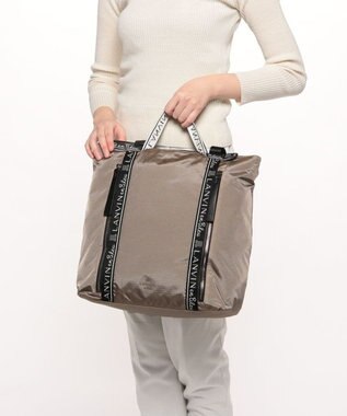 LANVIN en Bleu エヴリー ポーチ付2wayリュック ベージュ