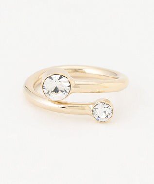 J.PRESS LADIES 【WEB限定】2way ビジュー スカーフ リング ゴールド系