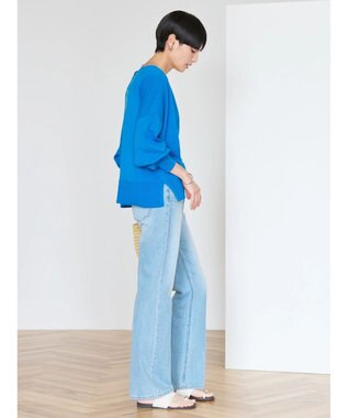 AMERICAN HOLIC ＵＶカットショートニットカーディガン Blue