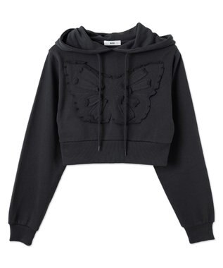 WEGO バタフライプルパーカー ダークグレー