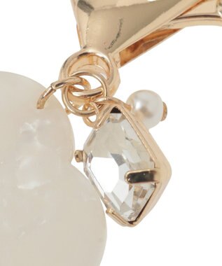 Maison de FLEUR アセチスカラップフルールチャーム Ivory