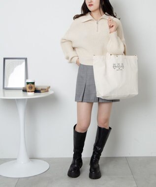 WEGO 2wayキャンバストート 柄16