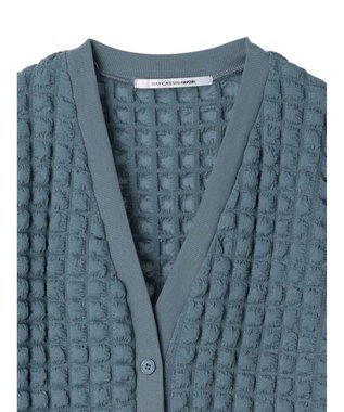 Green Parks ・ＲＡＹ　ＣＡＳＳＩＮ　ポップコーンカーディガン Blue