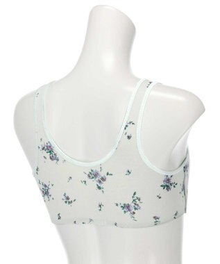 AMPHI ノンワイヤーブラ ナイトブラ 夜用ブラ 寝るとき用ブラ 眠っている間もバストをサポート 【ナイトアップブラ】 ブラジャー ブラ ワイヤレス LWF163 アンフィ／ワコール ターコイズ