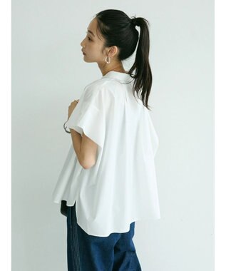 CRAFT STANDARD BOUTIQUE ステンサイドソリッドブラウス White