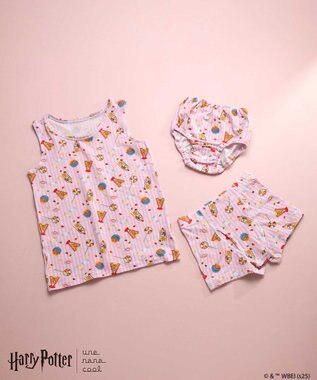 une nana cool 【ハリー・ポッターコラボ】 キッズ 男女児兼用トップ(ノースリーブ) ピンク