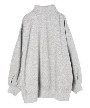 Green Parks ・ＳＵＧＡＲ　ＳＰＯＯＮ　ウラキモウハーフＺＩＰスウェット Gray Mixture