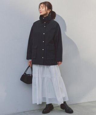 UNFILO L スタンド ZIPアウター ネイビー