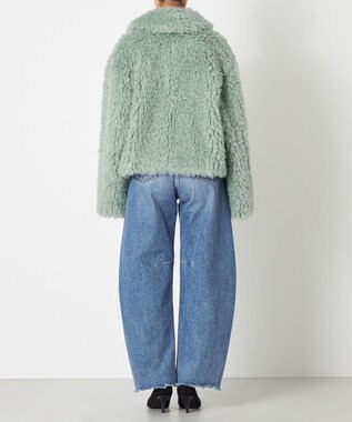 NAVE 【Nave】ニードルボア クロップド ジャケット ミント系