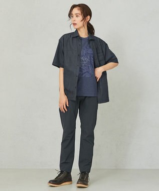 JOSEPH ABBOUD MOUNTAIN 【UNISEX】リップストップ２wayストレッチ パンツ ネイビー系