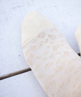 Tiaclasse 【安田美沙子さん着用】モノトーンジャガードソックス オフホワイト