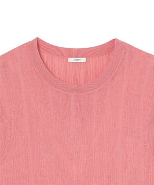 JOSEPH クリンクルリブ　ベスト Blush