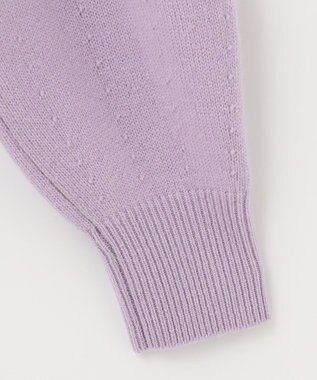 自由区 L 【洗える】ウールカシミヤブレンド ボートネックプルオーバー ローズ系