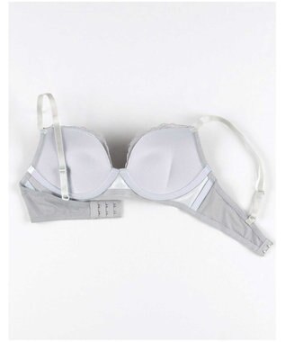 AMPHI ノンワイヤーブラ ショーツセット モールドカップを使用 自然なまるみのあるバストシルエット 【ノンワイヤーブラ＆ショーツセット】 上下セット ブラ BCC234 アンフィ／ワコール グレー