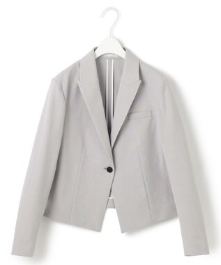 ICB 【接触冷感・UVケア・撥水・洗える】LooseWeave クロップドジャケット トープ系