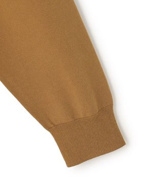 J.PRESS MEN 軽やかに着映える上質ベーシック【ストレッチ / イージーケア】【FLEX YARN】クルーネック ニット ベージュ系