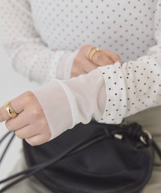 AMERICAN HOLIC シアードットプルオーバー Off White