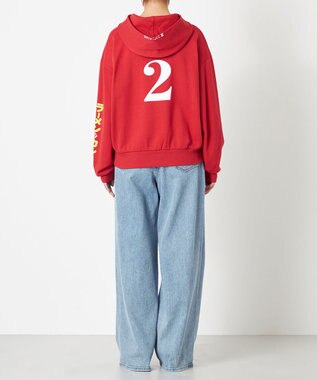 NAVE タブチ×NAVE ロゴフーディ レッド系