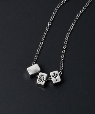 WEGO M立体モチーフ3連ネックレス 柄5