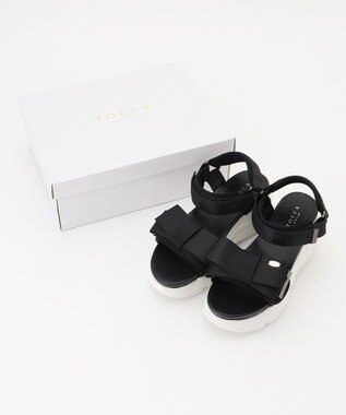TOCCA RIBBON KNOT SPORTS SANDALS サンダル ブラック系