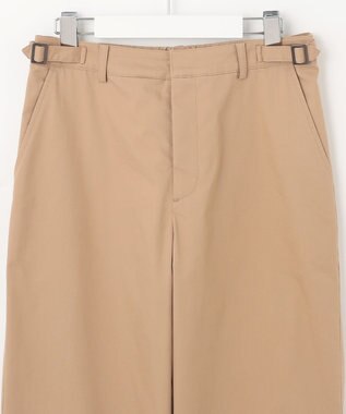 J.PRESS LADIES 【洗える】Vanyストレッチツイル セミワイド パンツ キャメル系