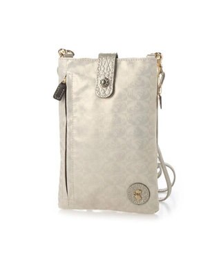 PELLE BORSA パスポートサイズショルダーバッグ Alive アライブ 4306 シャンパンゴールド