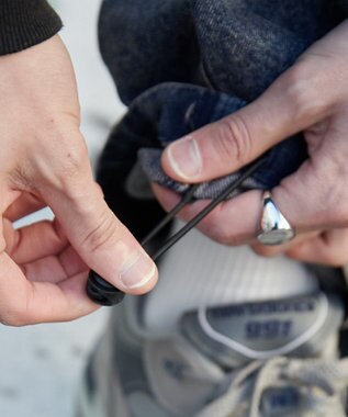 WEGO 【ユニセックス着用ITEM】デニムイージーカーゴパンツ デニム中濃加工色