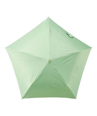MOONBAT 【Pitaa】ハーフカプセル 無地 晴雨兼用日傘 折りたたみ傘 遮光率100%/UVカット率100%/UPF50+/遮熱効果/撥水加工/軽量/50cm ミントグリーン