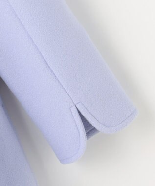 ANY KIDS 【フード取り外し可能】ウールライクコート サックスブルー