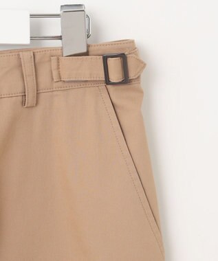 J.PRESS LADIES 【洗える】Vanyストレッチツイル セミワイド パンツ キャメル系