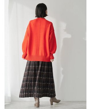 AMERICAN HOLIC ニットプリーツライクチェックスカート Check