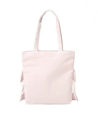 Maison de FLEUR サテンフロントフリルスクエアトートバッグ Pink